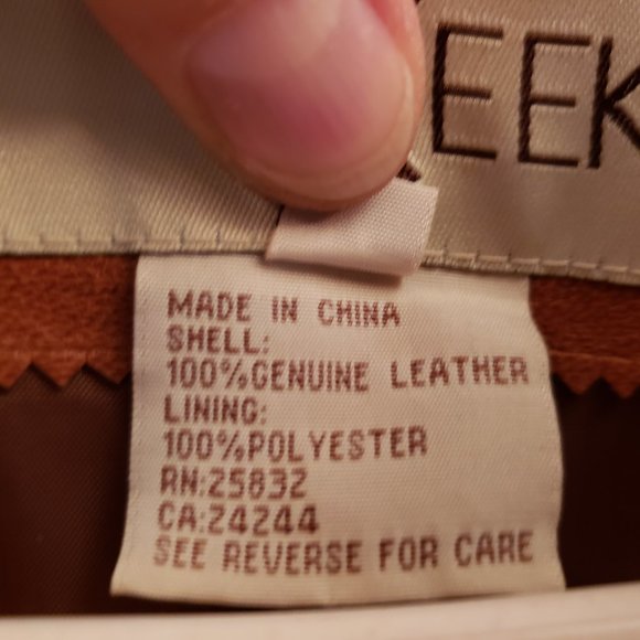 Cripple Creek Women's Medium (M) Vintage Genuine Leather Jacket - Studded/Lined - Picture 8 of 12